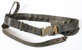 A Victorian Medical Staff Officer's waist belt with clasp.