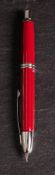 A Pilot Capless fountain pen: maroon in original case with cartridges.