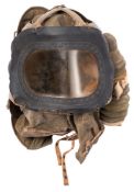 A WWI British baby's gas mask: (rubber vulcanised)