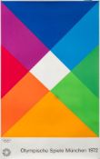 A set of six original colour lithograph 'Olympische Spiele Munchen 1972' posters: after Joesf