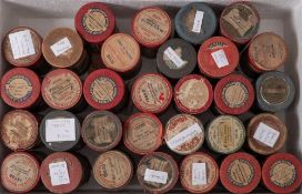 A collection of Edison bell and Edison Gold Moulded phonograph cylinders in original cases:
