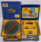 Hornby Dublo 3-rail OO/HO set EDG16 0-6-2 Tank Good train: with BR black locomotive,