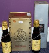 A bottle of Dimple Haig in original box: together with a bottle of Croft's Commemoration Port and