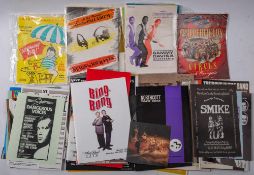 A collection of various concert and theatre programmes: including Danny la Rue,