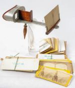 An early 20th century American 'The Perfoscope' Holmes pattern stereoscope,