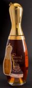 A bottle of Beam's 'Pin-Bottle' Bourbon: 700cl, 75% proof, with gilt plastic pouring top,