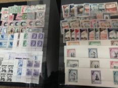 Collection of stamps in stockbook with British Commonwealth and world: