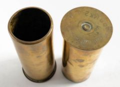 Two brass Electric Engine starting cartridge cases: (2)