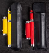 Two Montegrappa rollerball pens,