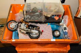 A small group of kit built scale models of aircraft and cars etc.