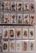 Two albums of Players Cigarette cards: including ' Fire Fighting Appliances', 'Footballers 1928',