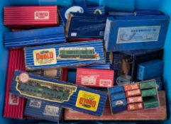 A collection of boxed Hornby Dublo OO/HO scale 2 rail and 3 rail railway: including 3232 Co-Co