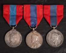 Three Imperial Service Medals GRV to ERII: 'Frederick Finch Pawley',