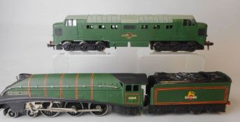 Hornby Dublo: Class 55 Deltic D9012 in BR green livery,