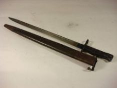 A US Model 1917 bayonet by Remington:,