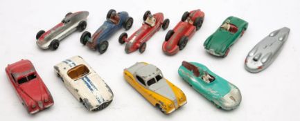 Dinky and others. A small group of various sports cars: including two No.