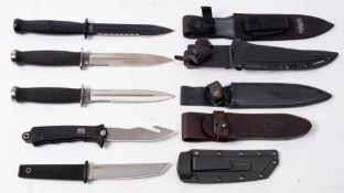 Seki (Japan) A SOG Seal Hunter Revolver HREV-7 knife: boxed, together with a SOG Dessert Knife,