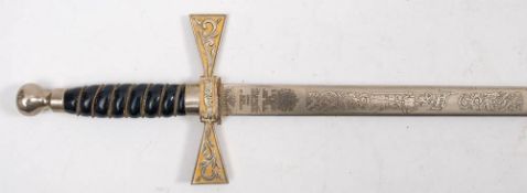 An ERII presentation court sword by Wilkinson, London,