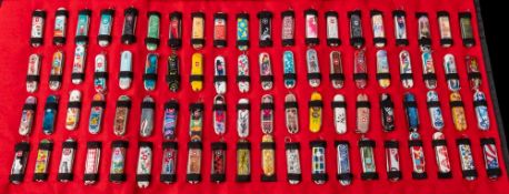 A collector's case of eighty special edition Victorinox Classic Swiss Army penknives: including