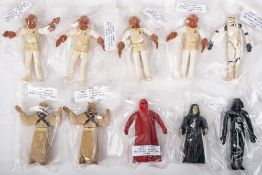 A group of ten JusToys Star Wars 'Bend-Ems' figures including Darth Vader and Admiral Ackbar: