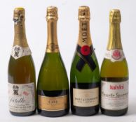 Eight bottles of various Champagne: including Monopole Red Top, Pitello,