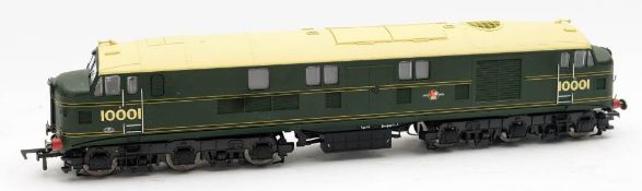 Dapol OO/HO gauge 10001 HAP Br Brunswick green LMS Diesel: in original box.