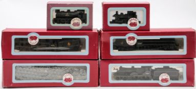 Dapol OO/HO gauge. A boxed group of steam locomotives: including BR black 4-6-0 locomotive No.
