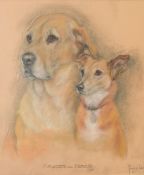 * Marjorie Cox [1915-2003]- Pet dogs, Kruger and Fergie.