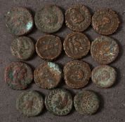 Fifteen Roman Egyptian Drachma: