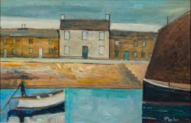 * Jack Pender [1918-1998]- Punt Meets Lugger,