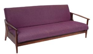 A rosewood 'Sunresta' settee/sofa bed, circa 1963:,