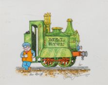 * Peter Firmin [1928-2018]- IVOR the ENGINE',:- signed and dated '95, inscribed 'for Griff' pen,