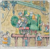 * Peter Firmin [1928-2018]- IVOR the ENGINE, 'The First Story' P.12 and P.