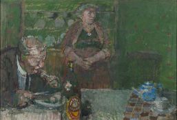* Ruskin Spear [1911-1990]- In The Kitchen,