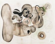 * Daniel Mafé [Contemporary]- Expanding Grey,:- signed with entails and dated '88 mixed media,