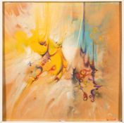 * William Ruscoe [1904-1990] - Abstract,:- signed and dated '70 oil on board, 60 x 60cm.