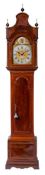 John Lloyd London, a Georgian mahogany longcase clock: the eight-day duration,