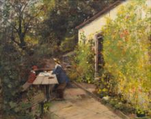 John Wallace [1841-1905]- Jesmond Mill House,:- signed and dated 1904 bottom left further signed,
