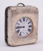 Edward and Sons, Glasgow, a steel cased Goliath pocket watch: with 6.