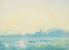 * Arthur Henry Knighton Hammond [1875-1970]- Landscape,:- signed watercolour, 27 x 37cm.