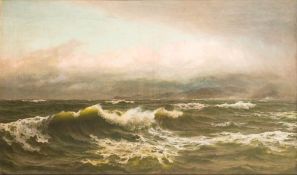 Walter Shaw [1851-1933]- View along the coast,