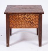 An early 19th Century oak box:,
