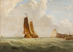 James Edwin Meadows [1828-1888]- Mouth Of The Thames; Off Dover,:- a pair,