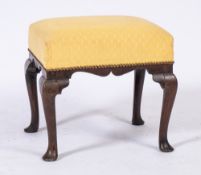A mid 18th Century oak stool:,