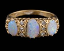 An 18ct gold,