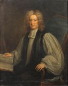 English School 18th Century- Portrait of a gentleman, said to be Bishop Gibson,