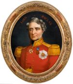English School 19/20th Century- Lord Raglan; Admiral Dundas; Lord Palmerston,