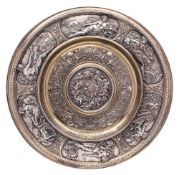 Elkington & Co, an electrotype charger 'The Seasons, Second Six Months': inscribed,