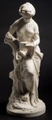A Minton parian figure of Psyche after A.E.