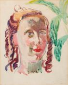 * Frank Dobson [1888-1963]- Head of a girl with long red hair,